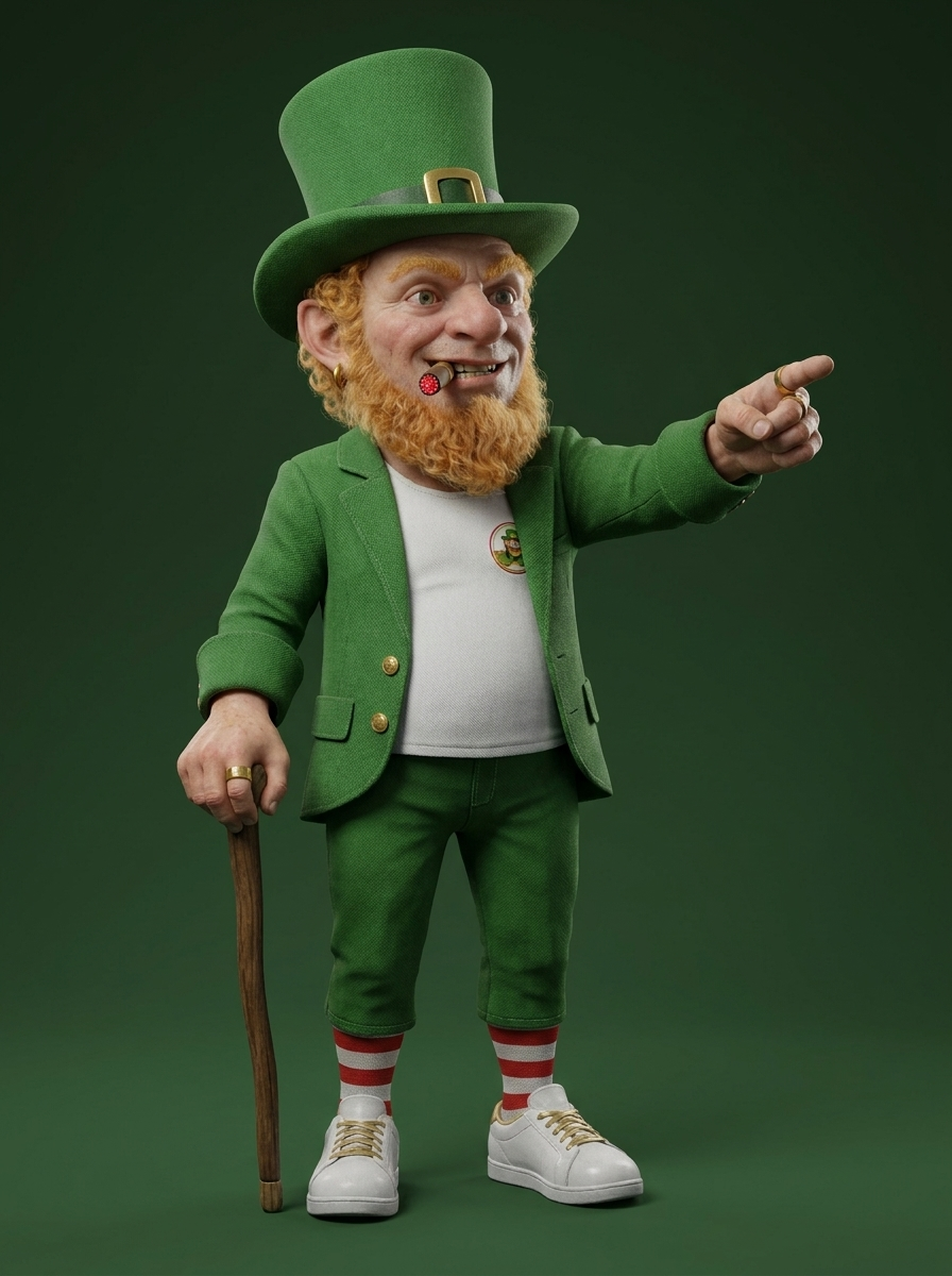 El duende presentando el menú